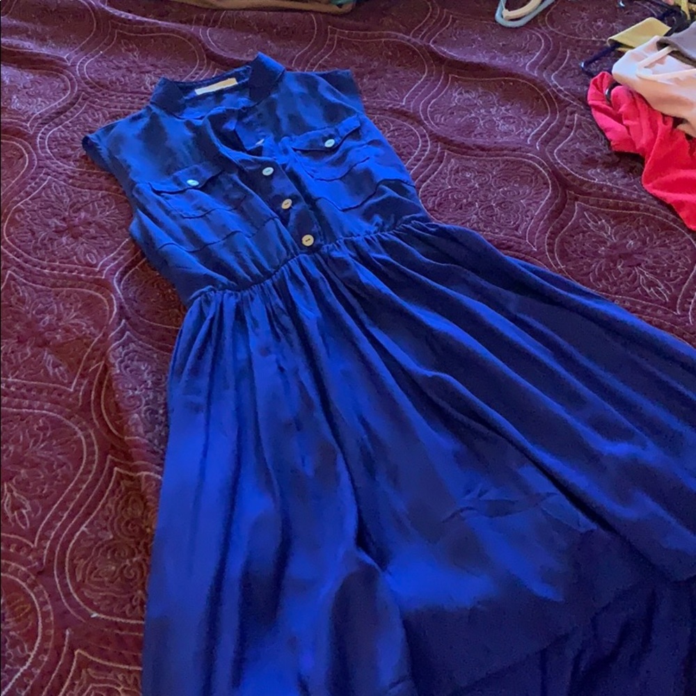 Entro Blue Flowy Dress